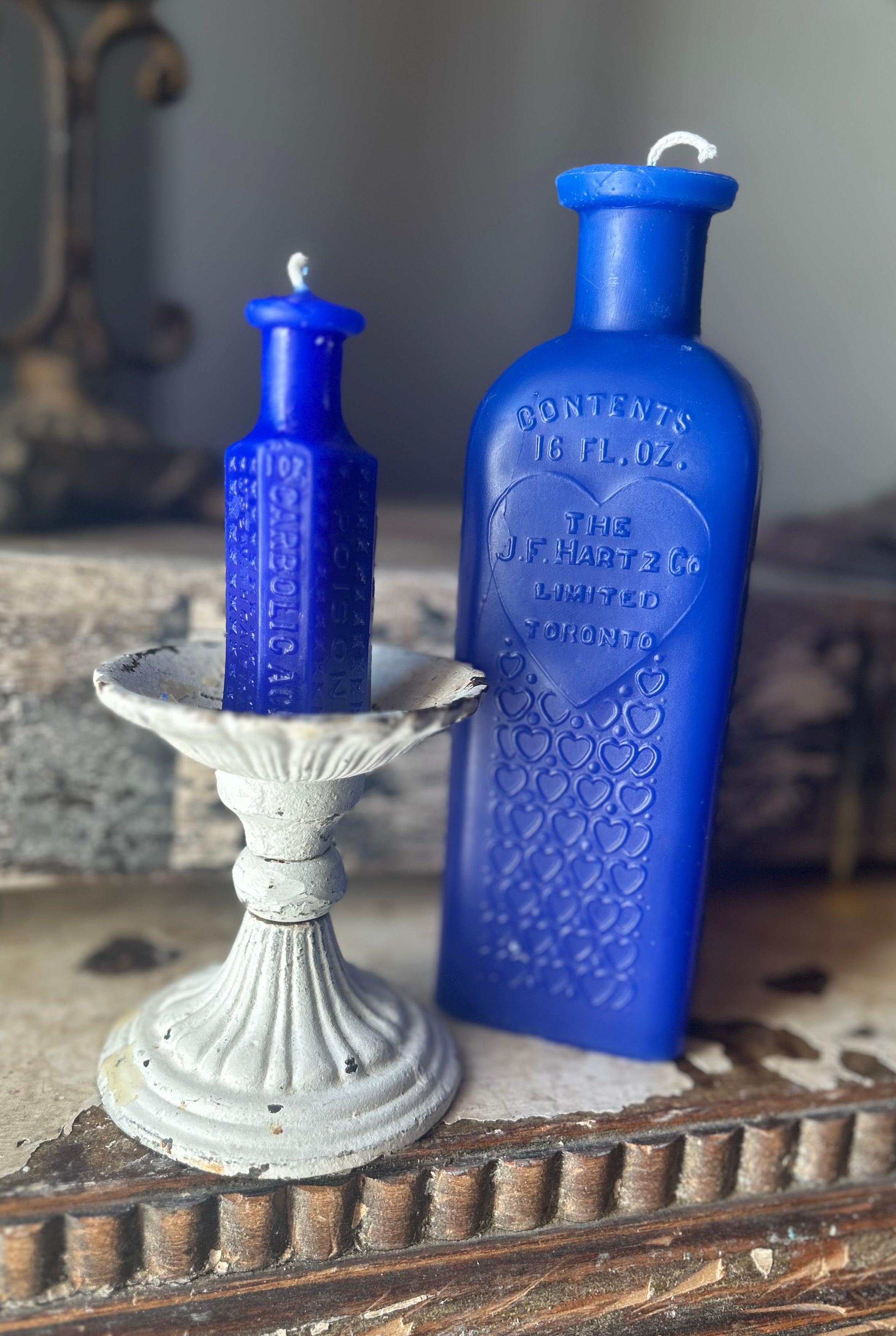 JF Hartz Poison Bottle / Coffin Poison Circa Candles