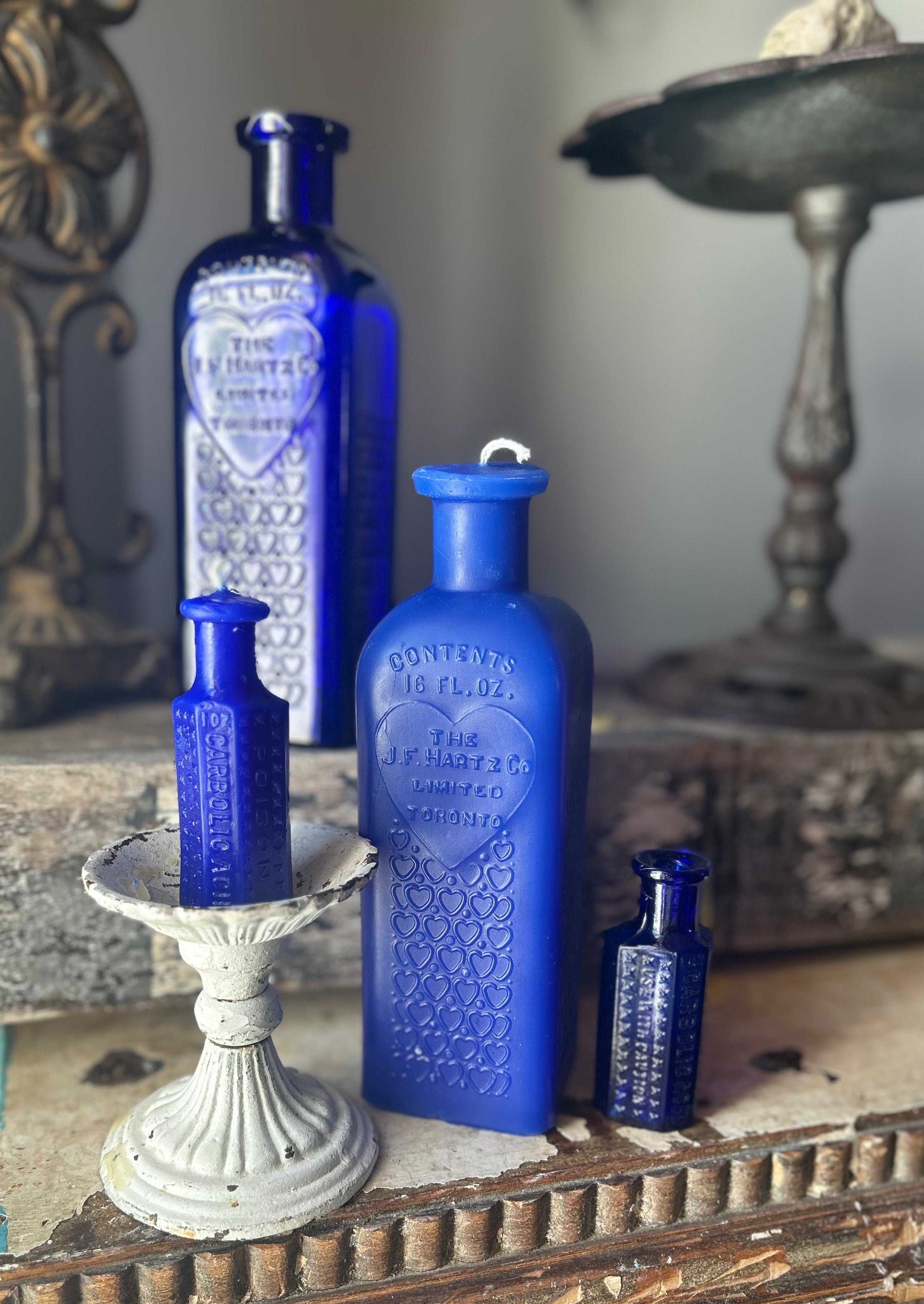 JF Hartz Poison Bottle / Coffin Poison Circa Candles