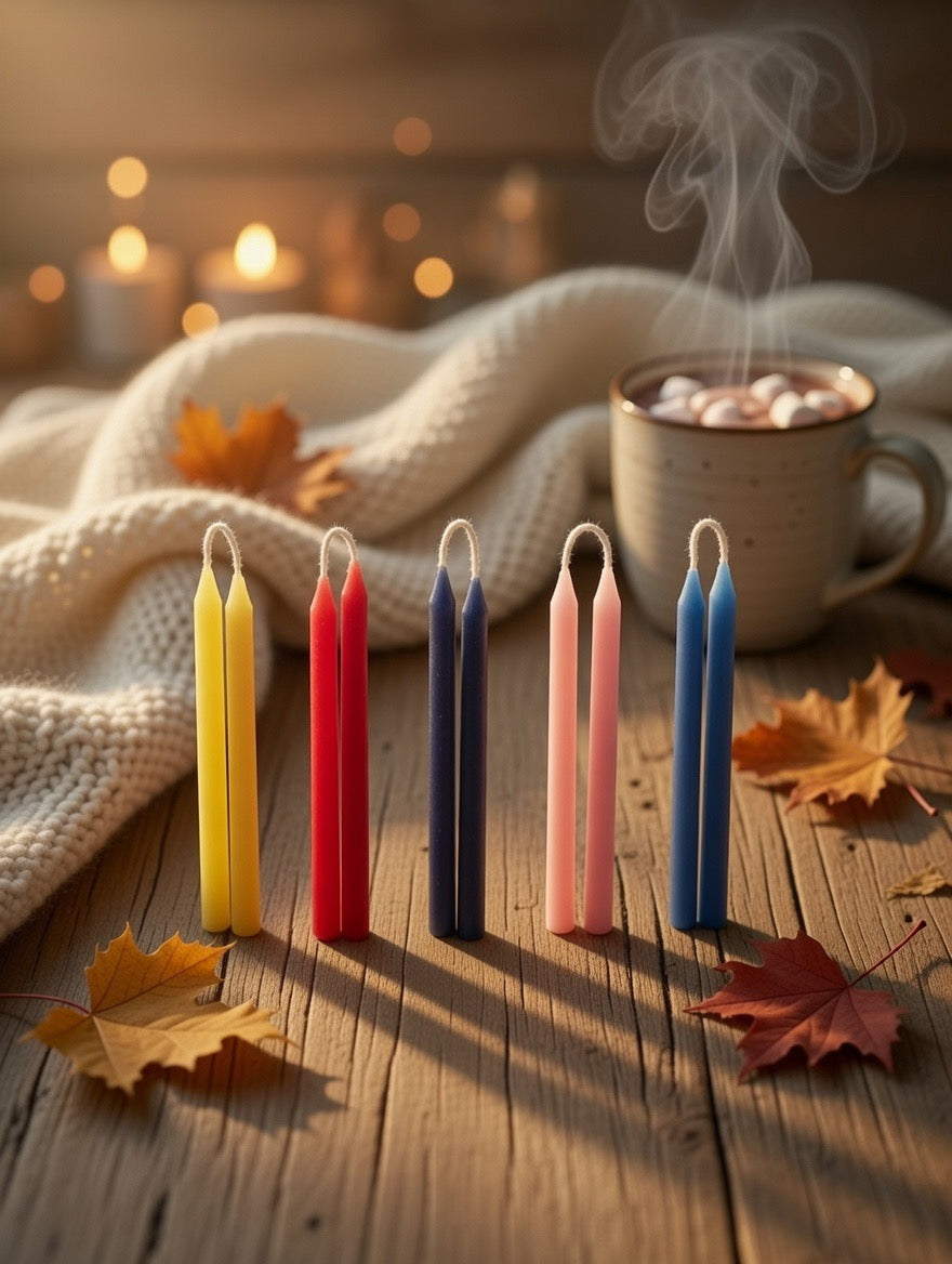 3" Birthday Candles package of 20 - 10 pairs