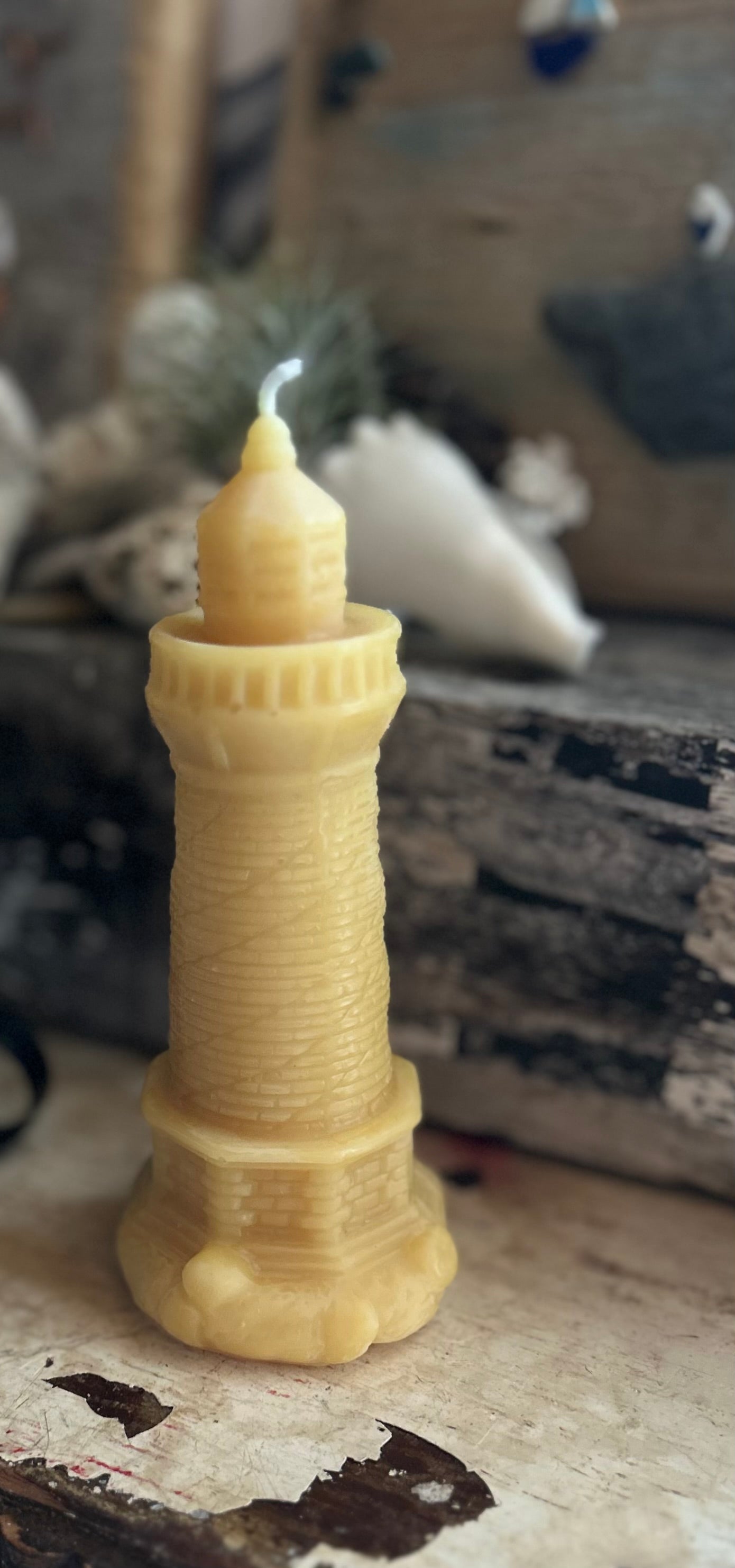 Lighthouse Beeswax Candle - Pioneer Spirit