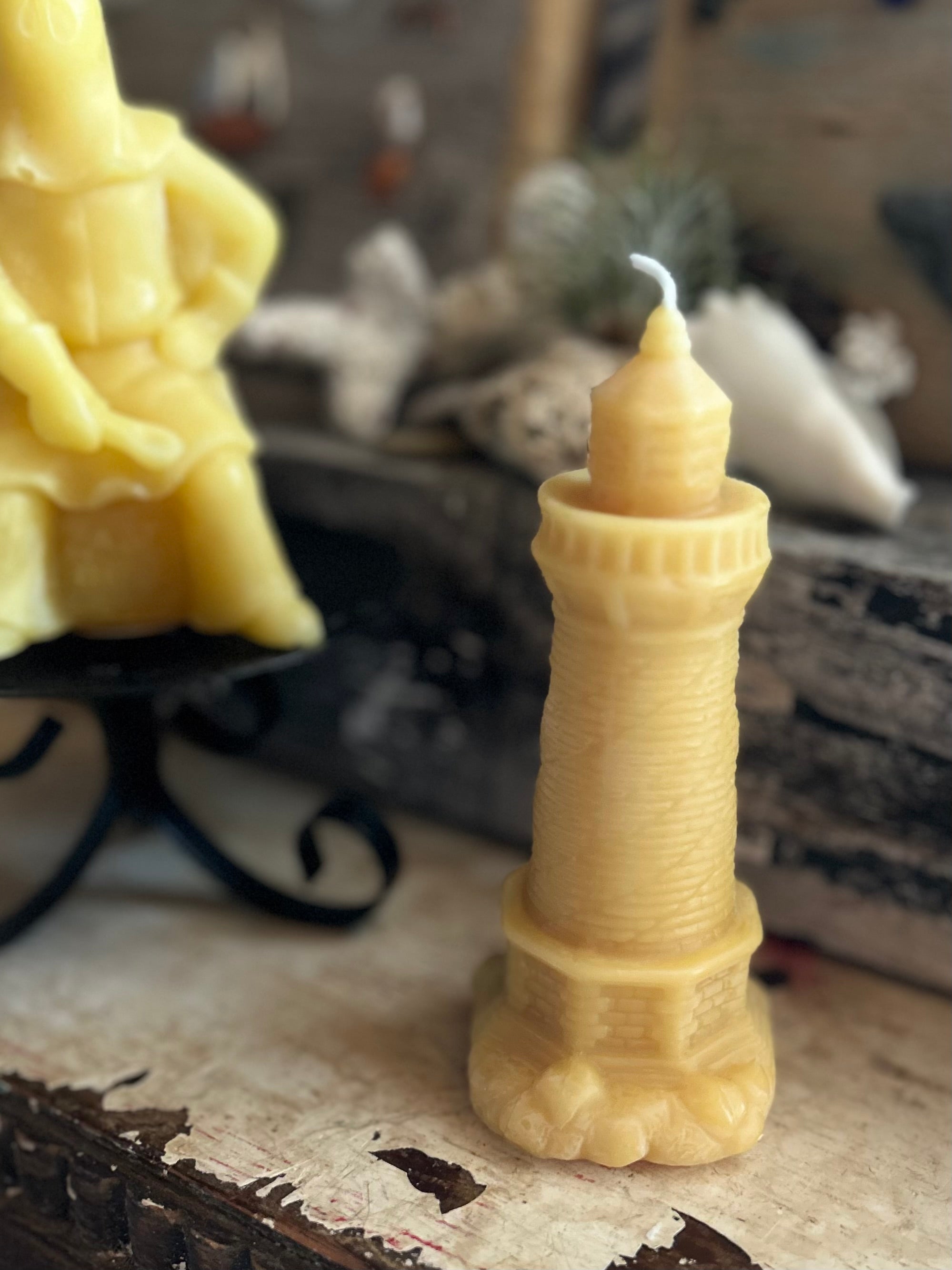 Lighthouse Beeswax Candle - Pioneer Spirit