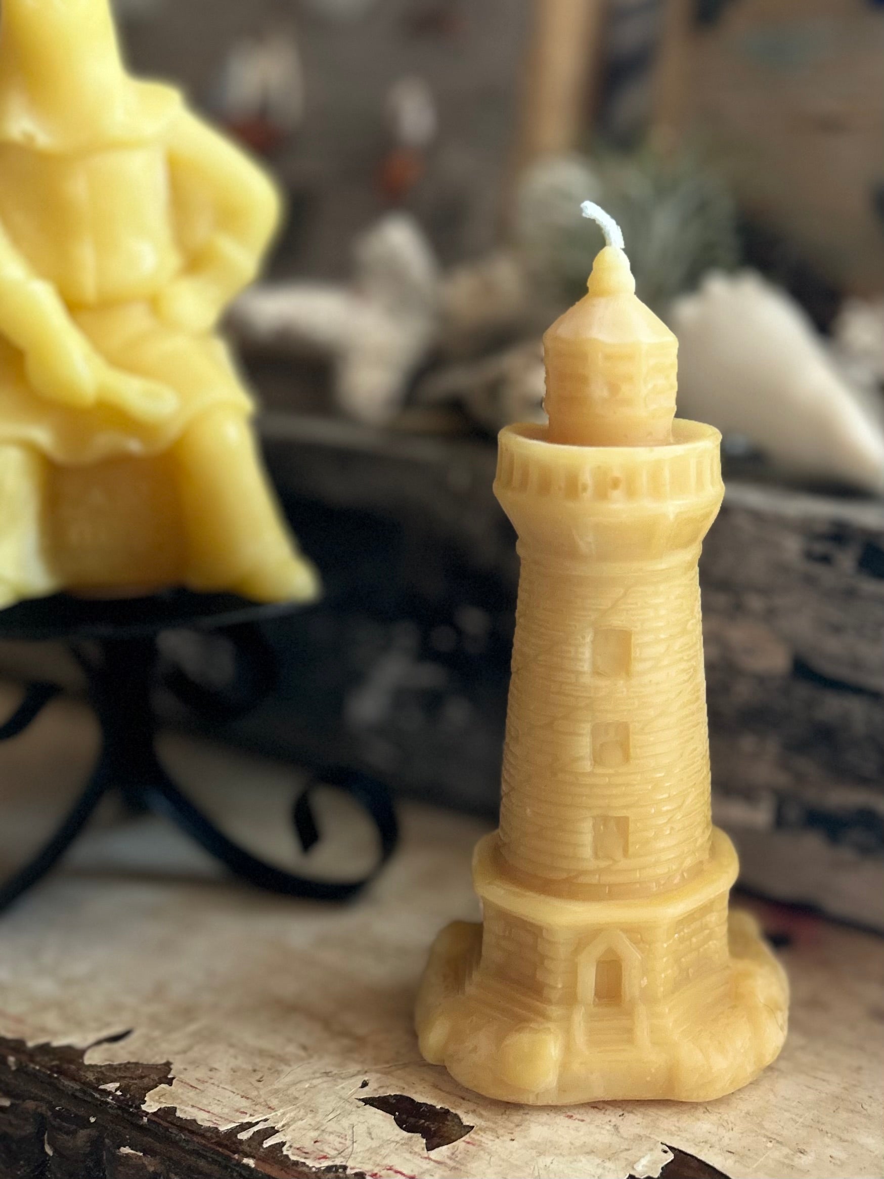 Lighthouse Beeswax Candle - Pioneer Spirit
