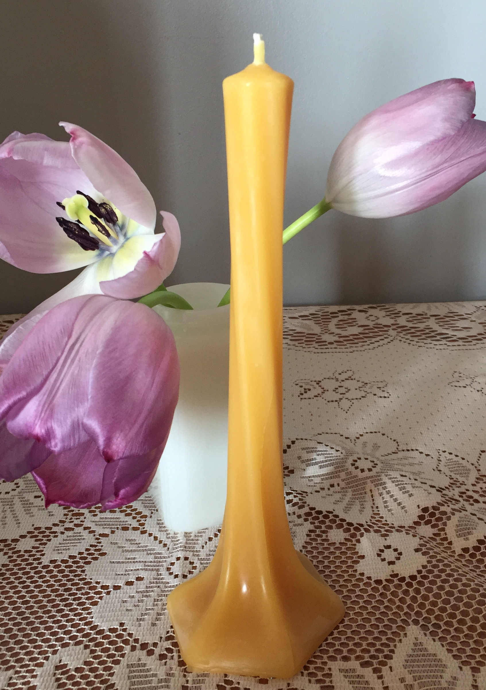 Standing Twisted Taper Candle - Pioneer Spirit